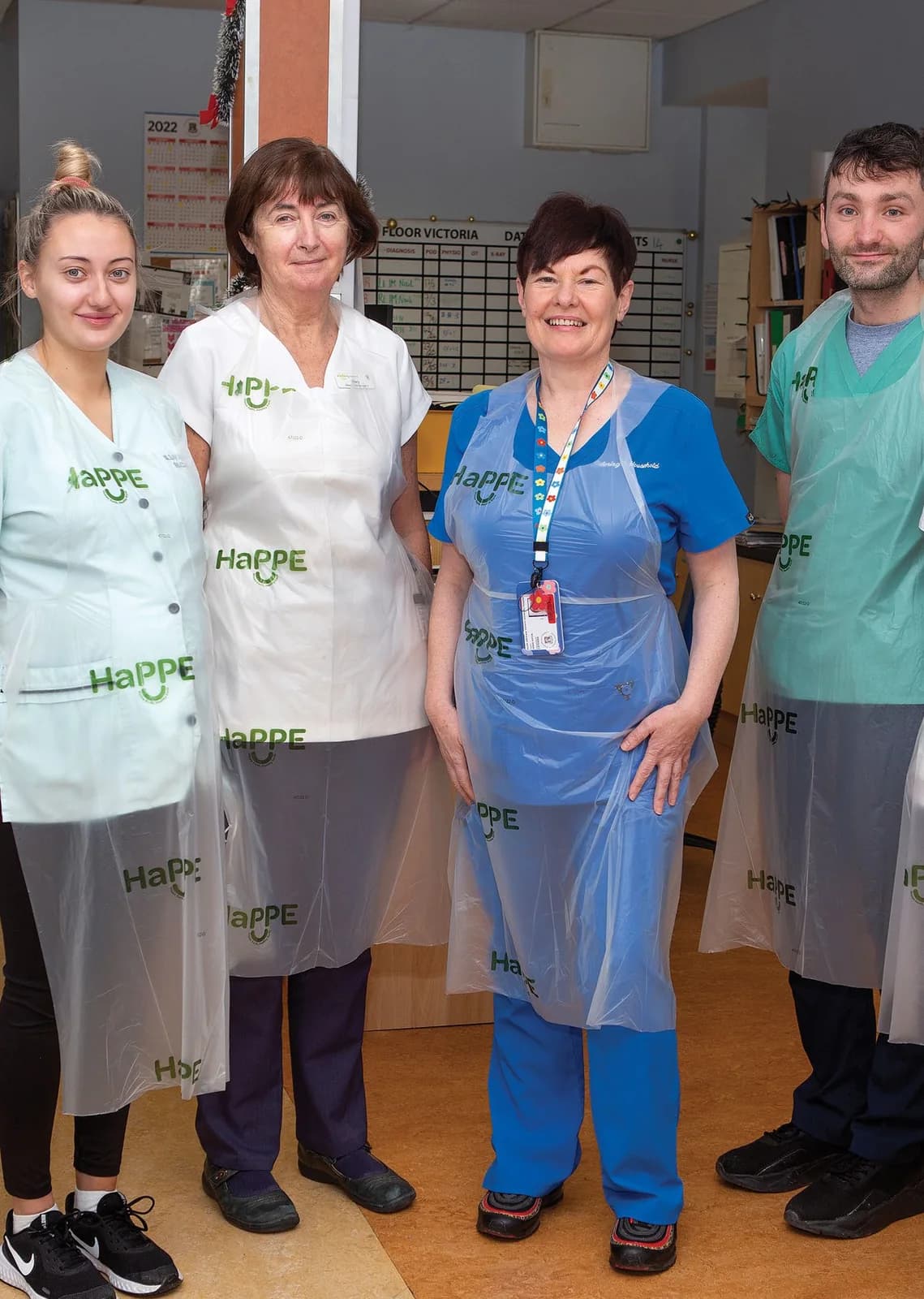 Compostable Splash Apron — Certified compostable bio-resin apron with a fluid-resistant barrier for clinical use